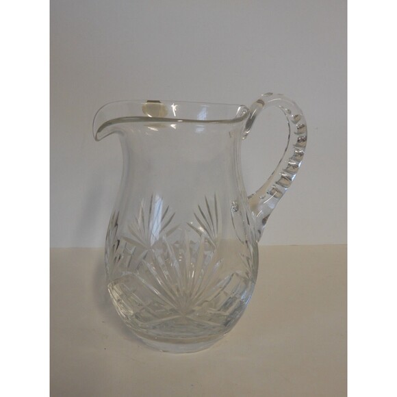 VINTAGE Rogaska Cut Crystal Serving Pitcher 7.5 " H Yugoslavia - Picture 5 of 11